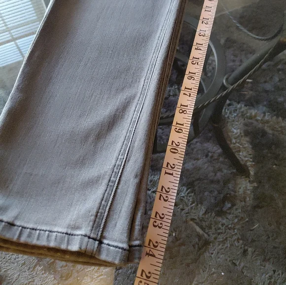Express Super Highrise Grey Mom Jeans Size 0 Regular - Picture 10 of 12
